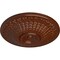 Ekena Millwork Modena Ceiling Medallion (Canopies up to 5 1/4"), 23 1/2"OD x 3 1/2"P, Burnished Mahogany Crackle CM23MOBMC - alternate 2